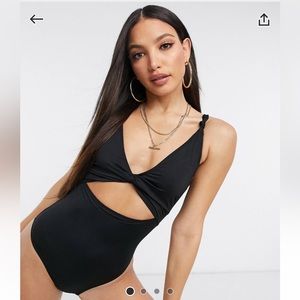 ASOS NWOT Tall One Piece Cut Out Swimsuit